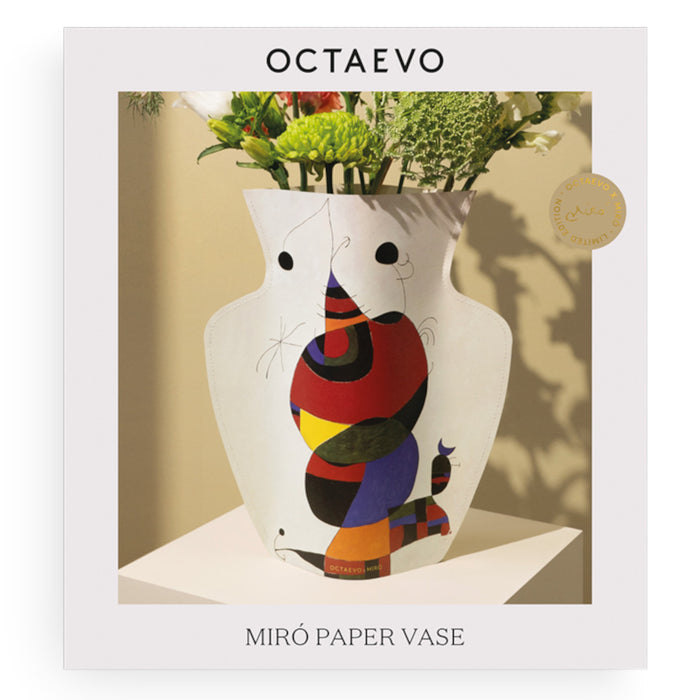 OCTAEVO｜PAPER VASE MIRO (FEMME, OISEAU, ÉTOLIE)