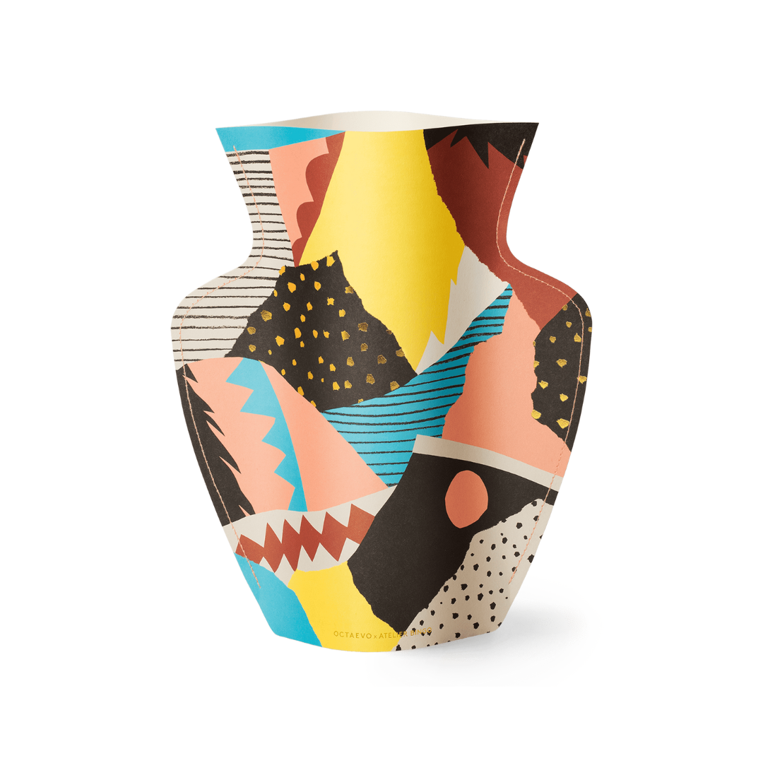 Louis Valtat、VASE、海外版超希少レゾネ、新品額付 OCTAEVO｜PAPER VASE VESUVIO (Pink / Blue) ｜ JIAS ONLINE