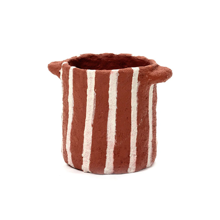 SERAX｜Pot Marie Vertical Stripes φ12（Red）